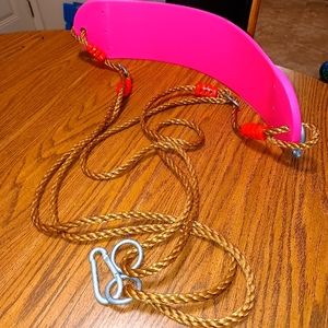 Pink swing